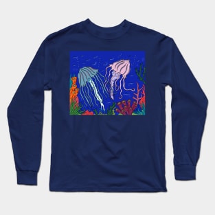 under water  sea life Long Sleeve T-Shirt